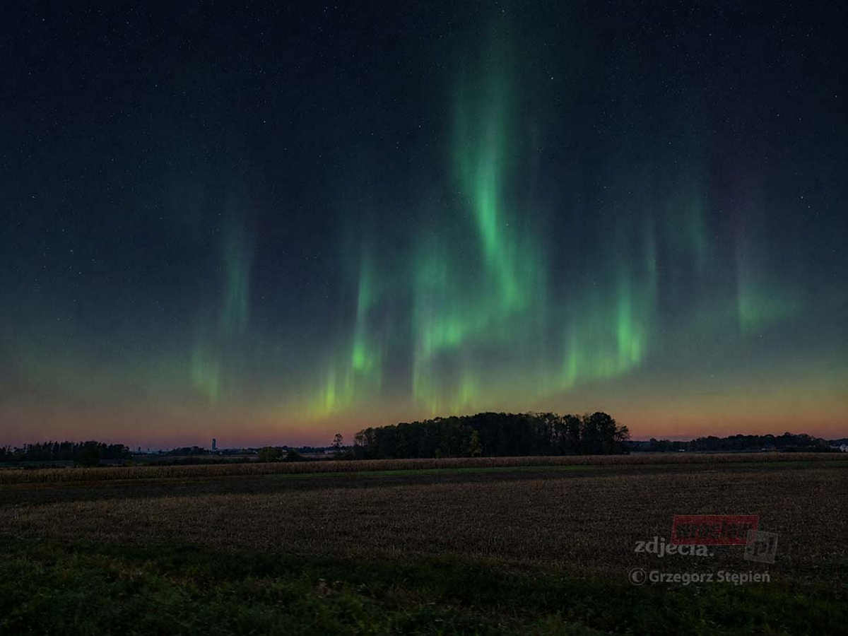 Zorza nad Wrocławiem – zdjęcia Wrocław wroclaw zorza2