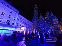 Architektura światła i pamięci. Trzydniowy spektakl video mappingu „Serce Miasta” na wrocławskim Ratuszu Wrocław wroclaw video mapping 20260614 224221-15